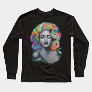 abstract chick Long Sleeve T-Shirt